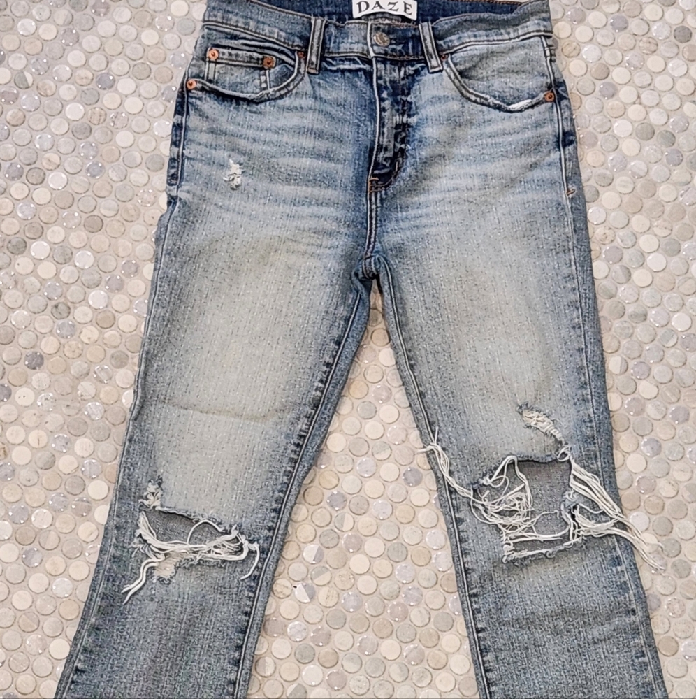 Daze jeans high rise kick flare size 25